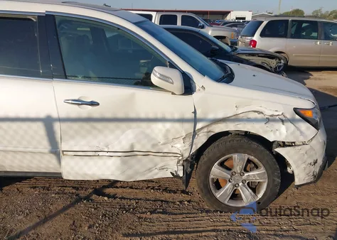 2011 Acura Mdx z USA, uszkodzony, nr VIN 2HNYD2H26BH504098